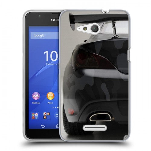 Дизайнерский пластиковый чехол для Sony Xperia E4g Hyundai