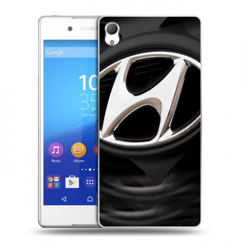 Дизайнерский пластиковый чехол для Sony Xperia Z3+ Hyundai