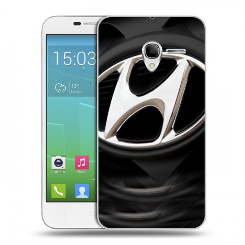 Дизайнерский силиконовый чехол для Alcatel One Touch POP 3 5 Hyundai