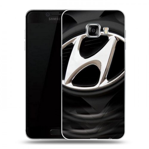 Дизайнерский пластиковый чехол для Samsung Galaxy C5 Hyundai