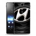 Дизайнерский пластиковый чехол для Sony Xperia TX Hyundai