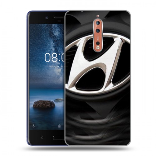 Дизайнерский пластиковый чехол для Nokia 8 Hyundai