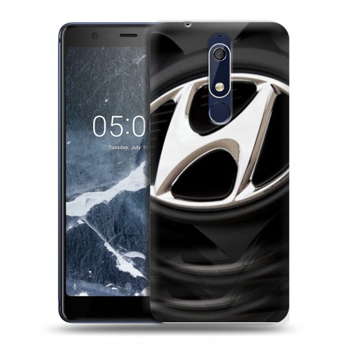 Дизайнерский пластиковый чехол для Nokia 5.1 Hyundai