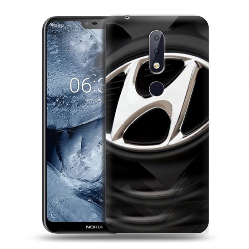 Дизайнерский пластиковый чехол для Nokia 6.1 Plus Hyundai