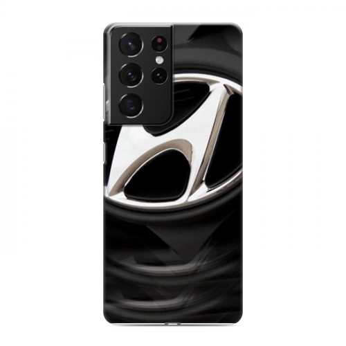 Дизайнерский пластиковый чехол для Samsung Galaxy S21 Ultra Hyundai