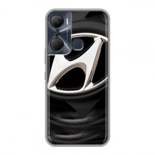 Дизайнерский силиконовый с усиленными углами чехол для Infinix Hot 12 Pro Hyundai
