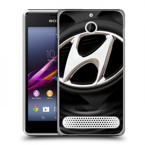 Дизайнерский силиконовый чехол для Sony Xperia E1 Hyundai