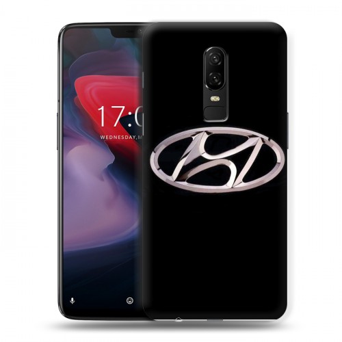 Дизайнерский пластиковый чехол для OnePlus 6 Hyundai