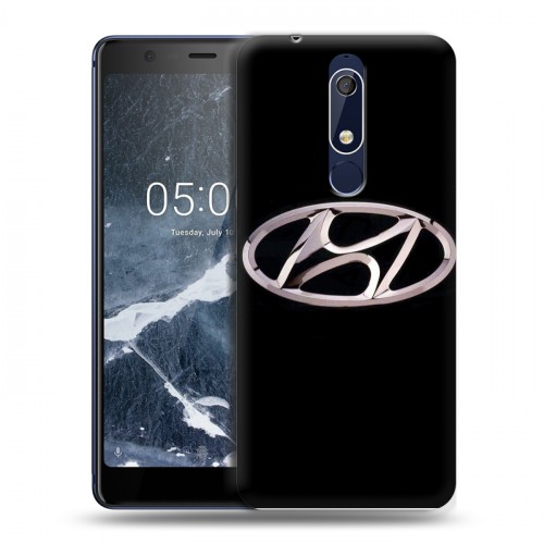 Дизайнерский пластиковый чехол для Nokia 5.1 Hyundai