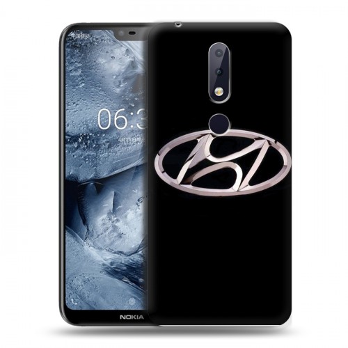 Дизайнерский пластиковый чехол для Nokia 6.1 Plus Hyundai