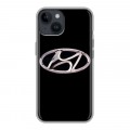 Дизайнерский пластиковый чехол для Iphone 14 Hyundai