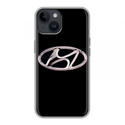 Дизайнерский пластиковый чехол для Iphone 14 Hyundai