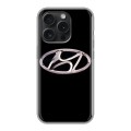 Дизайнерский пластиковый чехол для Iphone 15 Pro Hyundai