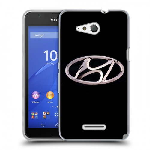 Дизайнерский пластиковый чехол для Sony Xperia E4g Hyundai