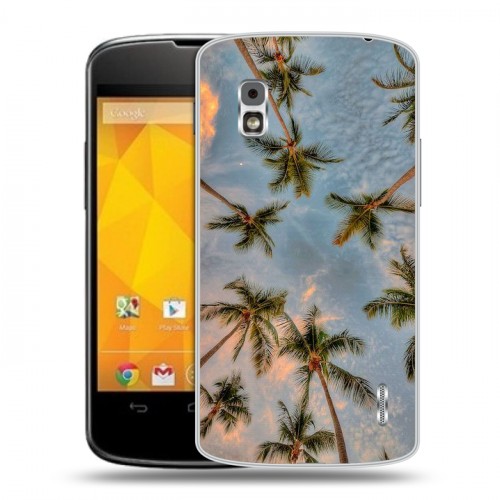 Дизайнерский пластиковый чехол для LG Google Nexus 4 Hawaii