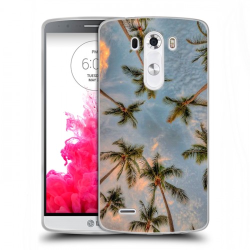 Дизайнерский пластиковый чехол для LG G3 (Dual-LTE) Hawaii