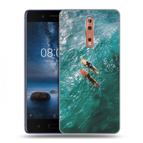 Дизайнерский пластиковый чехол для Nokia 8 Hawaii