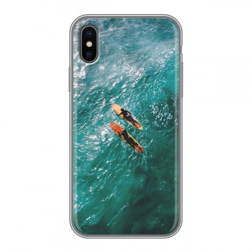 Дизайнерский силиконовый чехол для Iphone x10 Hawaii