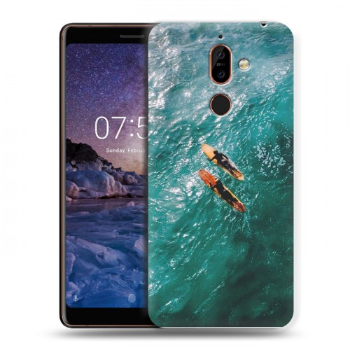 Дизайнерский пластиковый чехол для Nokia 7 Plus Hawaii