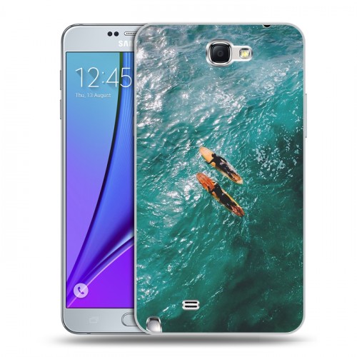 Дизайнерский пластиковый чехол для Samsung Galaxy Note 2 Hawaii