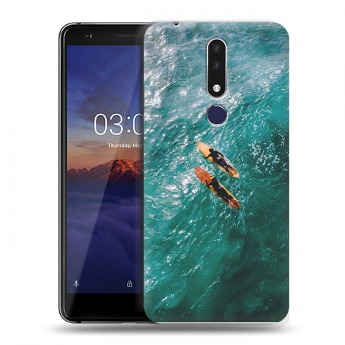 Дизайнерский силиконовый чехол для Nokia 3.1 Plus Hawaii