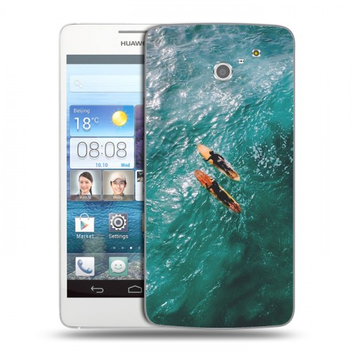 Дизайнерский пластиковый чехол для Huawei Ascend D2 Hawaii