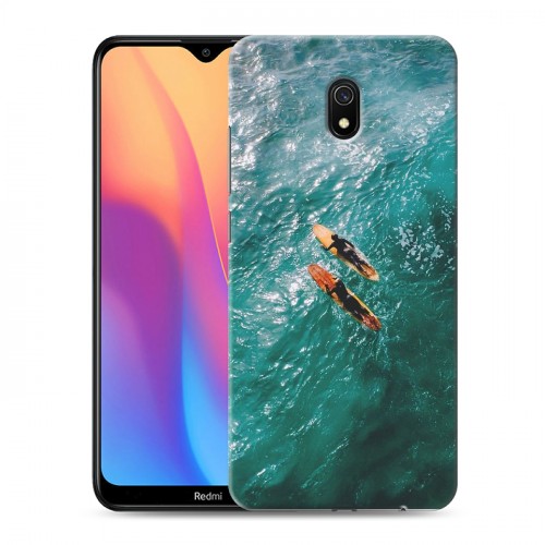 Дизайнерский силиконовый с усиленными углами чехол для Xiaomi RedMi 8A Hawaii