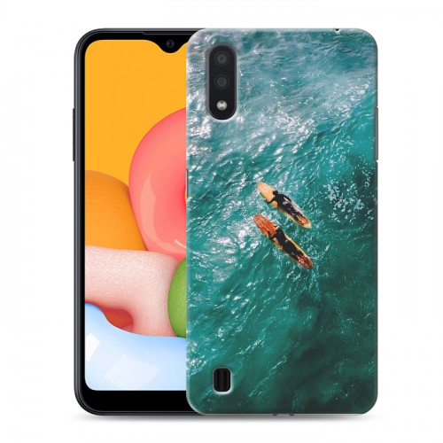 Дизайнерский силиконовый чехол для Samsung Galaxy M01 Hawaii