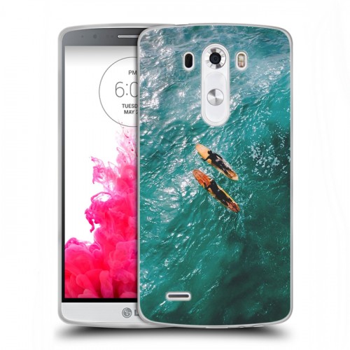 Дизайнерский пластиковый чехол для LG G3 (Dual-LTE) Hawaii