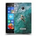 Дизайнерский пластиковый чехол для Microsoft Lumia 435 Hawaii