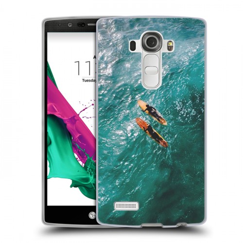 Дизайнерский пластиковый чехол для LG G4 Hawaii