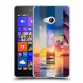 Дизайнерский пластиковый чехол для Microsoft Lumia 540 Hawaii