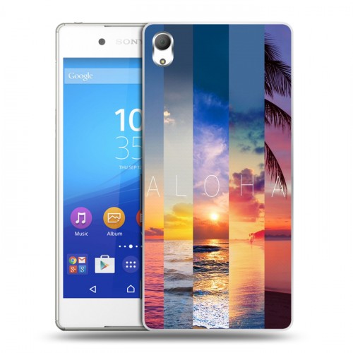 Дизайнерский пластиковый чехол для Sony Xperia Z3+ Hawaii