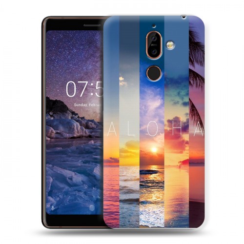 Дизайнерский пластиковый чехол для Nokia 7 Plus Hawaii