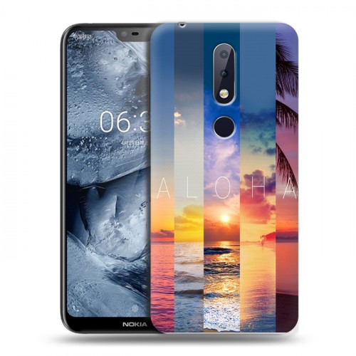 Дизайнерский пластиковый чехол для Nokia 6.1 Plus Hawaii