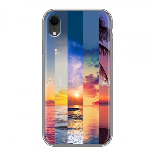 Дизайнерский силиконовый чехол для Iphone Xr Hawaii