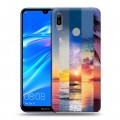 Дизайнерский пластиковый чехол для Huawei Y6 (2019) Hawaii