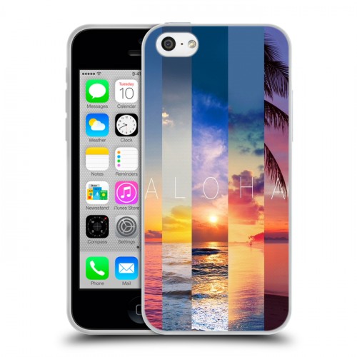 Дизайнерский пластиковый чехол для Iphone 5c Hawaii