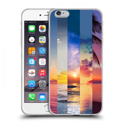 Дизайнерский силиконовый чехол для Iphone 6 Plus/6s Plus Hawaii