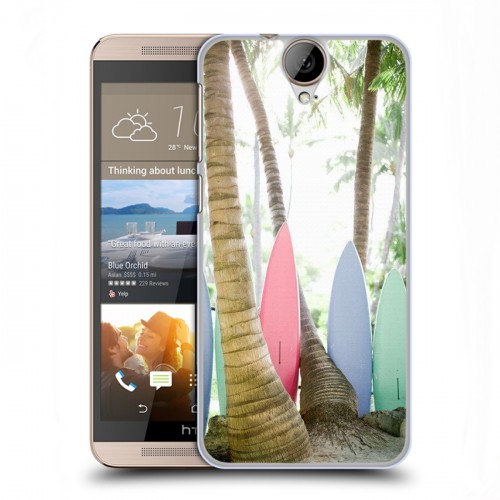 Дизайнерский пластиковый чехол для HTC One E9+ Hawaii