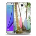 Дизайнерский пластиковый чехол для Samsung Galaxy Note 2 Hawaii