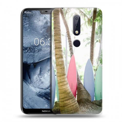 Дизайнерский силиконовый чехол для Nokia 6.1 Plus Hawaii