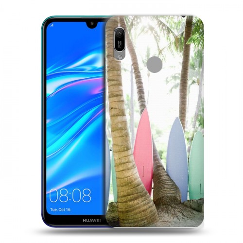 Дизайнерский пластиковый чехол для Huawei Y6 (2019) Hawaii