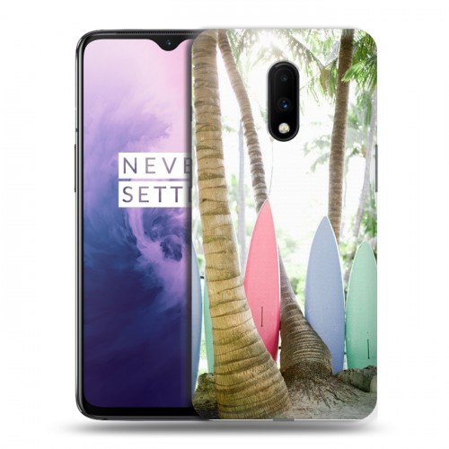 Дизайнерский пластиковый чехол для OnePlus 7 Hawaii