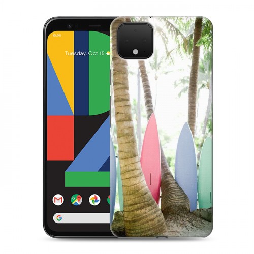 Дизайнерский пластиковый чехол для Google Pixel 4 Hawaii