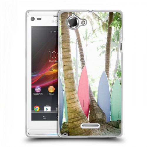 Дизайнерский пластиковый чехол для Sony Xperia L Hawaii