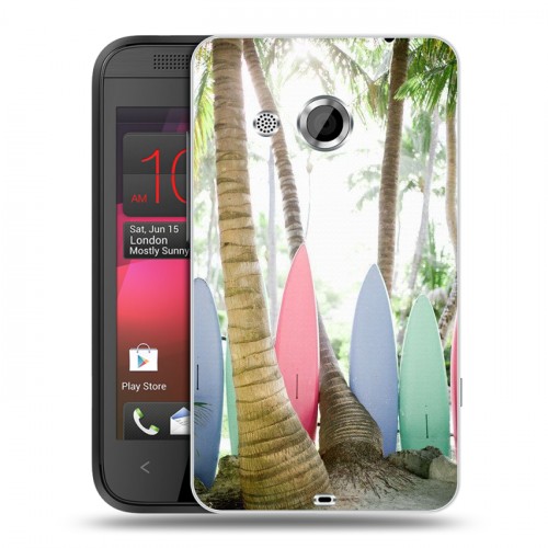 Дизайнерский пластиковый чехол для HTC Desire 200 Hawaii