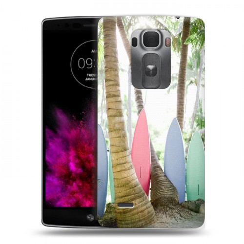 Дизайнерский пластиковый чехол для LG G Flex 2 Hawaii