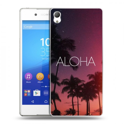 Дизайнерский пластиковый чехол для Sony Xperia Z3+ Hawaii