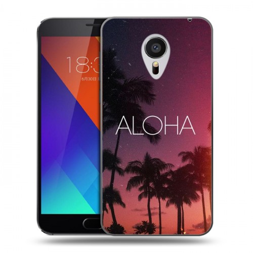 Дизайнерский пластиковый чехол для Meizu MX5 Hawaii